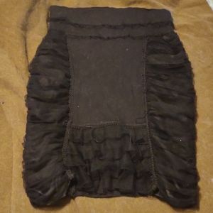 Restyle black skirt
